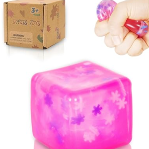 Snowflake Soft Cube Squeeze Toy – Small and Medium Ice Cube Toys, Sensory Toys